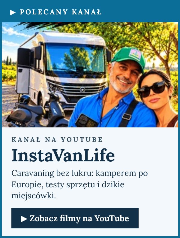InstaVanLife – kamperem po Europie, kanał na YouTube